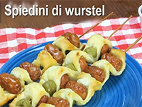 Spiedini di Wurstel
