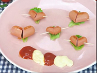 cuori di wurstel