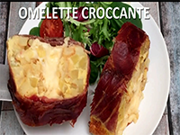 Omlette croccante